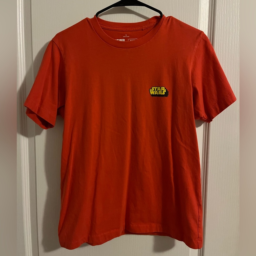 Orange Star Wars shirt. Size S